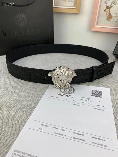 how to spot fake versace belt